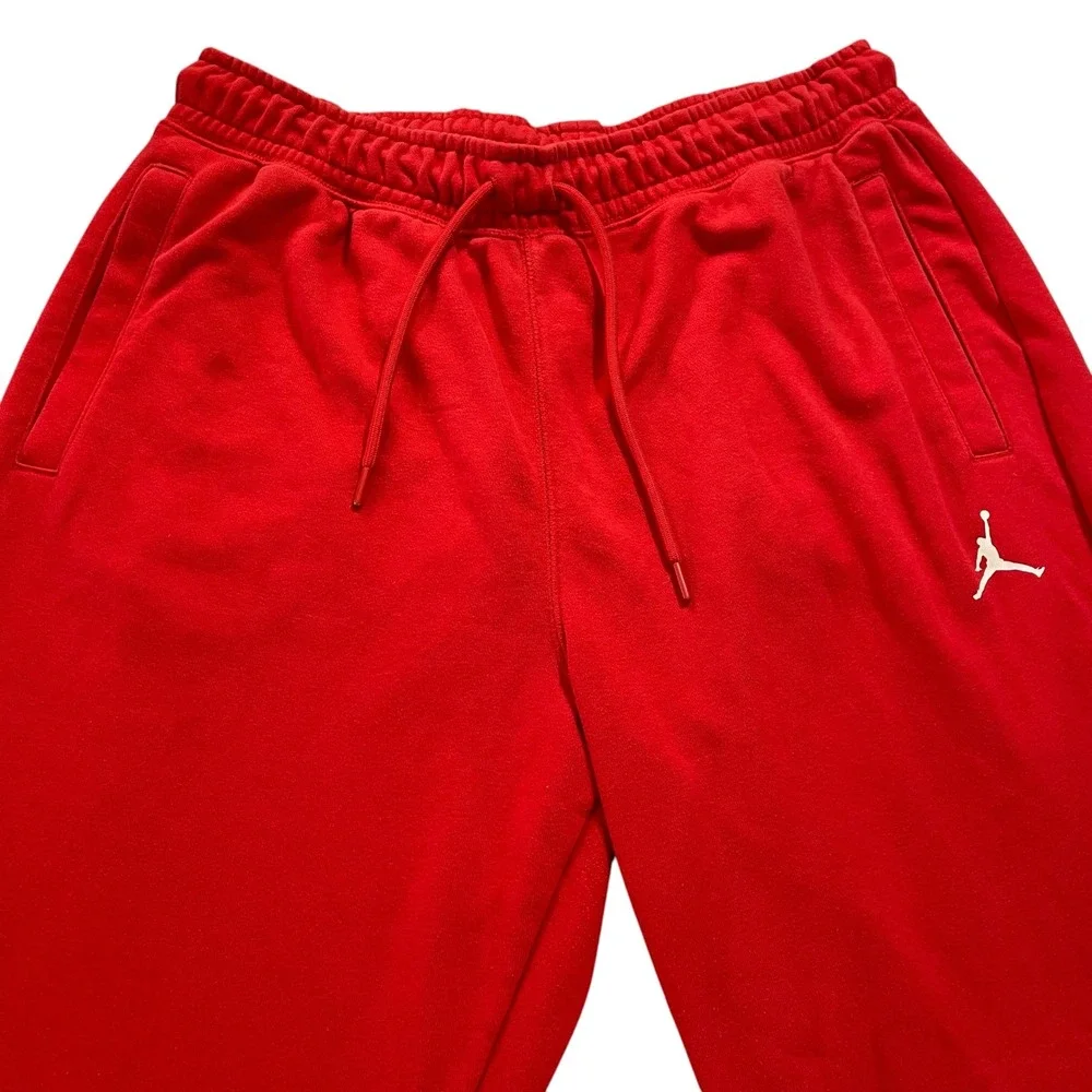 Jordan Mens Red Jumpman Fleece Jogger Sweatpants XL